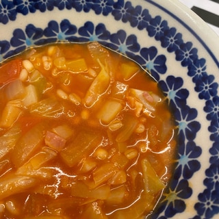 STAUBでカフェ風ミネストローネ